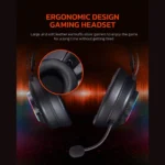 DAREU EH416 Black – Cuffie Gaming USB 50mm con RGB e Microfono Omnidirezionale - immagine 10