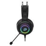 DAREU EH416 Black – Cuffie Gaming USB 50mm con RGB e Microfono Omnidirezionale - immagine 2