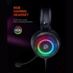 DAREU EH416 Black – Cuffie Gaming USB 50mm con RGB e Microfono Omnidirezionale - immagine 8