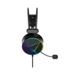DAREU EH722X Pro Black – Cuffie Gaming USB 7.1 Virtual Surround con Driver 50mm e RGB Diamond Design - immagine 2