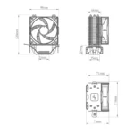 DeepCool AG300 – Dissipatore CPU ad Aria Compatto 92mm con 3 Heat Pipes e 150W TDP - immagine 11
