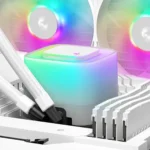 DeepCool LE360 WH V2 – Dissipatore a Liquido AIO 360mm ARGB White con Pompa Satinata 3400 RPM, Anti-Leak Technology e Ventole PWM Silenziose - immagine 7