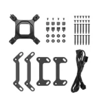 DeepCool MYSTIQUE 360 ARGB – Dissipatore AIO 360mm Black con Display LCD 2.8”, Pompa 5ª Generazione e Ventole FD12 ARGB ad Alte Prestazioni - immagine 6