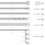 DeepCool PX1000G - Alimentatore 1000W, 80 PLUS Gold, Cybenetics Platinum, ATX 3.0, Modulare - immagine 8