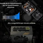 FSP DAGGER PRO 850W – Alimentatore 850W, SFX, 80 PLUS Gold, ATX 3.0, PCIe 5.0, Modulare - immagine 5