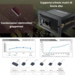 FSP DAGGER PRO 850W – Alimentatore 850W, SFX, 80 PLUS Gold, ATX 3.0, PCIe 5.0, Modulare - immagine 6