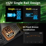 FSP Hydro K PRO 850W - Alimentatore 850W, 80 PLUS Bronze, ATX - immagine 7