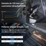 FSP VITA GM 1000W - Alimentatore 1000W, 80 PLUS Gold, Cybenetics A-, ATX 3.1, PCIe 5.1, Modulare - immagine 7