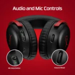HyperX Cloud III Wireless Black-Red – Cuffie Gaming Wireless 2.4GHz con 120 Ore di Batteria e DTS Spatial Audio - immagine 12