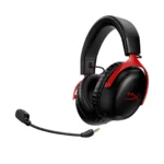 HyperX Cloud III Wireless Black-Red – Cuffie Gaming Wireless 2.4GHz con 120 Ore di Batteria e DTS Spatial Audio - immagine 4