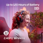 HyperX Cloud III Wireless Black-Red – Cuffie Gaming Wireless 2.4GHz con 120 Ore di Batteria e DTS Spatial Audio - immagine 8