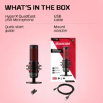 HyperX QuadCast – Microfono USB a Condensatore per Streaming con RGB, 4 Pattern Polari e Shock Mount - immagine 14