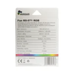 Inter-Tech Argus RS-071 RGB – Ventola Case 120mm PWM ARGB con Crystal Effect - immagine 4