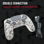 Itek EVOCON W01 – Controller Wireless Bluetooth per PS4 con Touchpad, Six Axis e LED RGB - immagine 10