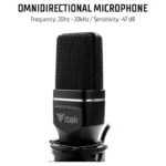 Itek M100 – Microfono a Condensatore USB con Treppiede e Filtro Antipop per Streaming e Registrazione - immagine 7