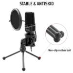 Itek M100 – Microfono a Condensatore USB con Treppiede e Filtro Antipop per Streaming e Registrazione - immagine 8