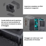 Jonsbo Jonsplus Z20 Tempered Glass Black – Case Mini Tower 20L con Vetro Temperato, Micro-ATX, GPU fino a 363mm - immagine 9