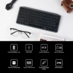 Keychron B1 Pro Ultra-Slim – Tastiera Wireless 75%, con Keycap ABS, Layout Italiano, 2.4GHz, Bluetooth 5.2 e USB-C - immagine 2