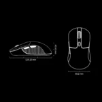 Keychron M3 Lite – Mouse Gaming Wireless 26.000 DPI, 4K/1K Polling Rate, PixArt 3395, 79g Ultralight - immagine 14