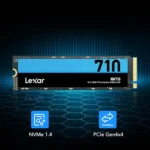 Lexar NM710 2TB NVMe – SSD M.2 PCIe Gen4x4 fino a 4.850 MB/s Lettura, 4.500 Scrittura, Alte Prestazioni & Affidabilità - immagine 3