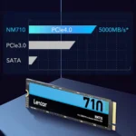 Lexar NM710 2TB NVMe – SSD M.2 PCIe Gen4x4 fino a 4.850 MB/s Lettura, 4.500 Scrittura, Alte Prestazioni & Affidabilità - immagine 4