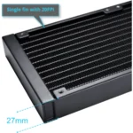 Lian Li Galahad II Trinity SL-INF 360 White – Dissipatore a Liquido AIO 360mm ARGB con 3 Cover Intercambiabili, Pompa 3200 RPM e Ventole SL-INF - immagine 3