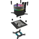 Lian Li Galahad II Trinity SL-INF 360 White – Dissipatore a Liquido AIO 360mm ARGB con 3 Cover Intercambiabili, Pompa 3200 RPM e Ventole SL-INF - immagine 7