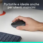 Logitech B170 – Mouse Wireless 2.4GHz Compatto con Nano Ricevitore USB, 1000 DPI, Ambidestro - immagine 6