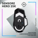 Logitech G502 X PLUS – Mouse Gaming Wireless 25.600 DPI, LIGHTFORCE, LIGHTSPEED, RGB 8 Zone, 13 Pulsanti - immagine 8