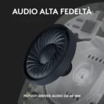 Logitech G435 – Cuffie Gaming Wireless LIGHTSPEED e Bluetooth con Driver 40mm, Microfoni Beamforming e 18 Ore di Autonomia per PC, PS5, PS4 e Nintendo Switch - immagine 10