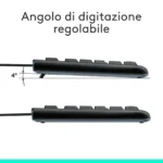 Logitech MK120 – Kit Tastiera e Mouse USB Cablati Full Size Resistenti agli Schizzi, layout Italiano - immagine 9