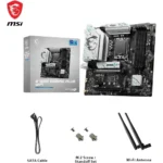 MSI B760M GAMING PLUS WIFI – Scheda Madre Micro-ATX, Socket LGA 1700, DDR5, PCIe 4.0, USB 3.2, Wi-Fi 6E, LAN 2.5G, Bluetooth 5.3 - immagine 8