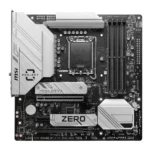 MSI B760M PROJECT ZERO - Scheda Madre Micro-ATX, Socket LGA 1700, DDR5, PCIe 5.0, USB 3.2, Wi-Fi 6E, LAN 2.5G, Bluetooth 5.3 [911-7E14-001] - immagine 3