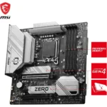 MSI B760M PROJECT ZERO - Scheda Madre Micro-ATX, Socket LGA 1700, DDR5, PCIe 5.0, USB 3.2, Wi-Fi 6E, LAN 2.5G, Bluetooth 5.3 [911-7E14-001] - immagine 5