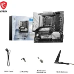 MSI B760M PROJECT ZERO - Scheda Madre Micro-ATX, Socket LGA 1700, DDR5, PCIe 5.0, USB 3.2, Wi-Fi 6E, LAN 2.5G, Bluetooth 5.3 [911-7E14-001] - immagine 8