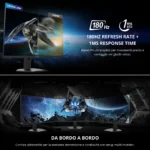 MSI G24C6P E2 - Monitor Gaming Curvo 1500R, 23.8", FHD, 180Hz, 1ms, VA, 112% sRGB, Adaptive Sync - immagine 3