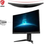 MSI G24C6P E2 - Monitor Gaming Curvo 1500R, 23.8", FHD, 180Hz, 1ms, VA, 112% sRGB, Adaptive Sync - immagine 8