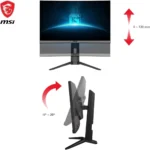 MSI G24C6P E2 - Monitor Gaming Curvo 1500R, 23.8", FHD, 180Hz, 1ms, VA, 112% sRGB, Adaptive Sync - immagine 9