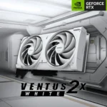 MSI GeForce RTX 5070 12G VENTUS 2X OC WHITE – Scheda Video Gaming, NVIDIA Blackwell, 12GB GDDR7, DLSS 4, Ray Tracing, Dual TORX Fan 5.0, SFF Ready - immagine 2
