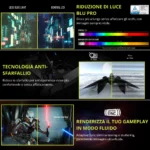 MSI MAG 274QRF QD E2 - Monitor Gaming 27", WQHD, Rapid IPS, 180Hz, 1ms, Quantum Dot, DisplayHDR 400, 98% DCI-P3, Adaptive Sync - immagine 4