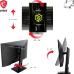 MSI MAG 274QRF QD E2 - Monitor Gaming 27", WQHD, Rapid IPS, 180Hz, 1ms, Quantum Dot, DisplayHDR 400, 98% DCI-P3, Adaptive Sync - immagine 9