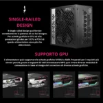 MSI MPG A1000G PCIE5 - Alimentatore 1000W, 80 PLUS Gold, ATX 3.0, PCIe 5.0, Modulare - immagine 6