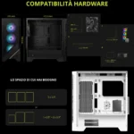 MSI MAG FORGE 320R AIRFLOW – Case ATX con Supporto AIO 360mm, 11 Ventole e ARGB Integrato - immagine 4