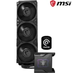 MSI MEG CORELIQUID S360 – Dissipatore AIO 360mm con Display IPS 2.4”, Ventole MEG Silent Gale P12, Waterblock con Ventola Integrata - immagine 4