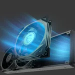 MSI MEG CORELIQUID S360 – Dissipatore AIO 360mm con Display IPS 2.4”, Ventole MEG Silent Gale P12, Waterblock con Ventola Integrata - immagine 7