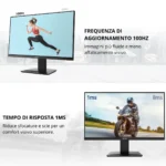 MSI PRO MP2412 - Monitor Business 23.8", FHD, 100Hz, 1ms, VA, 113% sRGB, Eye Care - immagine 4