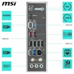 MSI X870 GAMING PLUS WIFI – Scheda Madre ATX, Socket AM5, DDR5, PCIe 5.0, USB4, Wi-Fi 7, LAN 5G, Bluetooth 5.4 [7E47-004R] - immagine 9