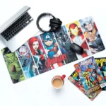 Paladone Marvel Avengers Desk Mat – Tappetino Scrivania XXL Ufficiale Marvel Avengers 800 × 300 mm, Base Antiscivolo - immagine 2