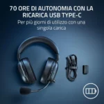 Razer BlackShark V2 HyperSpeed – Cuffie Gaming Wireless Esport 280g con THX Spatial Audio e Tripla Connessione - immagine 13