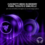 Razer Kraken V3 Pro – Cuffie Gaming Wireless con Razer HyperSense, THX Spatial Audio e Driver TriForce Titanium 50mm - immagine 11